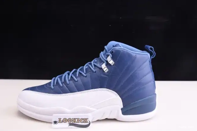 Cheap Husky Retro Air Jordan Blue 12 Stone 130690-404 0621